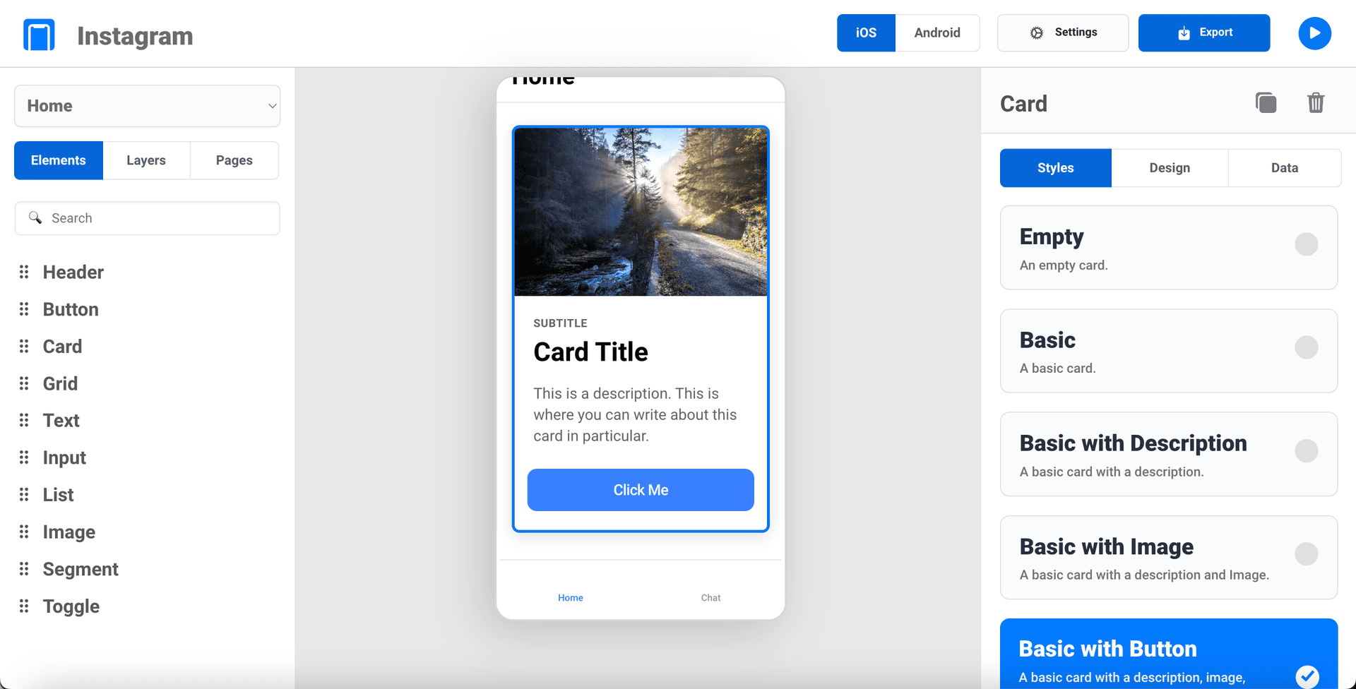 Handheld - Library of pre-made components for rapid app development