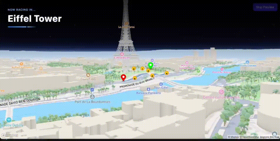 World Racing Gameplay - 3D racing game showing car driving through real city streets